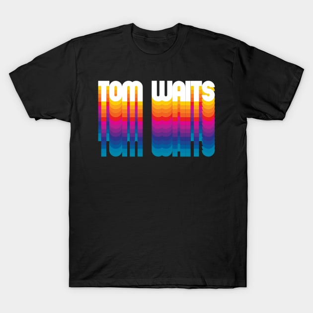 Retro Tom Proud Personalized Name Gift Retro Rainbow Style T-Shirt by Time Travel Style